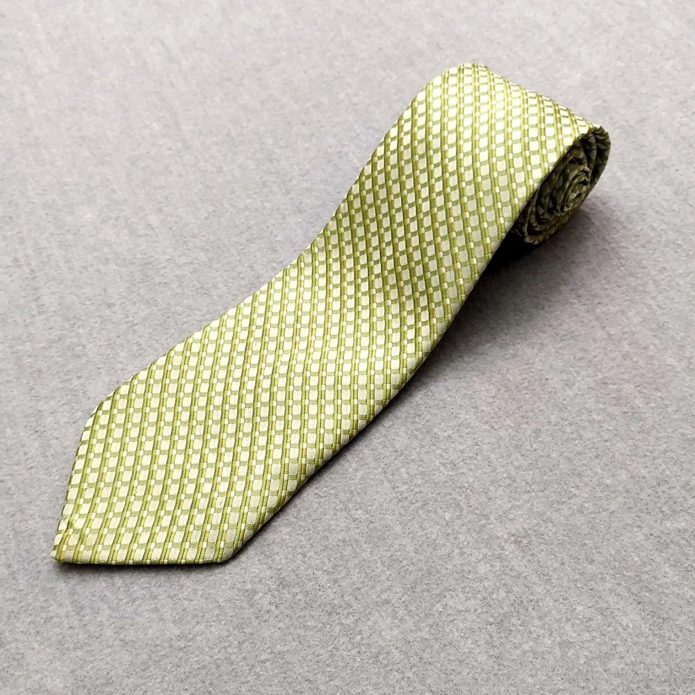 Giorgio Armani Green Silk Tie ~61